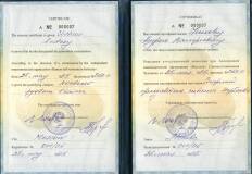 Андрей УшковСертификат старшего преподавателя системы Норбекова 