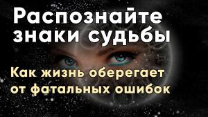 Как жизнь оберегает вас фатальных ошибок