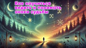 Пробудите внутреннего наблюдателя и получайте подсказки мира.