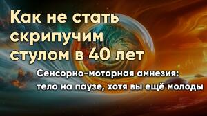 Сенсорно-моторная амнезия: тело на паузе, хотя вы ещё молоды