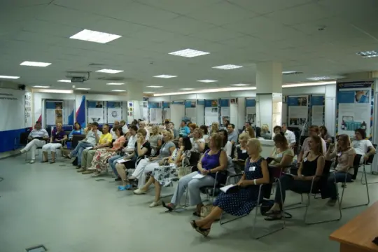 Занятие на тренинге Андрея Ушкова