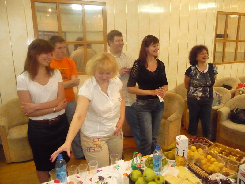 Превратились в слух.  Май 2009 Оздоровительный курс.