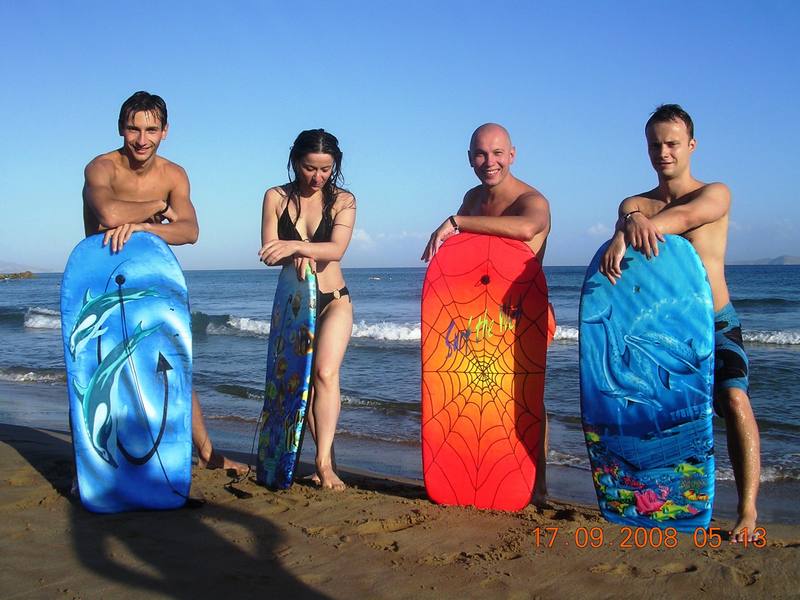 КОманда серферов! Греция 2008 сентябрь