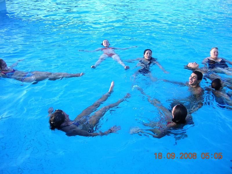 Синхронное плавание! Греция 2008 сентябрь