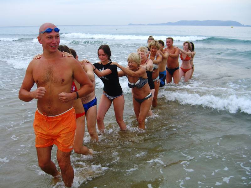 Бег в слепую Чесное слово они не подглядывали! Греция 2008 сентябрь