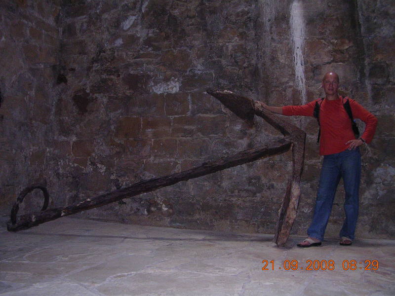 Древний якорь. Греция 2008 сентябрь